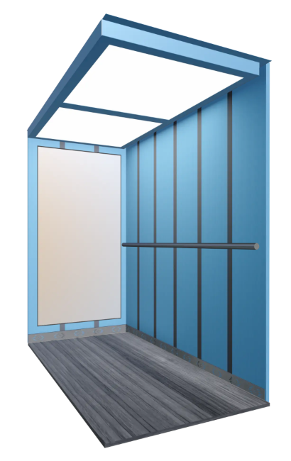 Лифт LuxLift MODERN MRL с кабиной STANDART